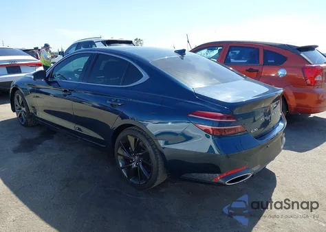 2022 Genesis G70 3.3T Rwd from USA, damaged, VIN KMTG54TE2NU082023